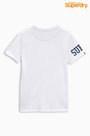 White Superdry Dry T-Shirt